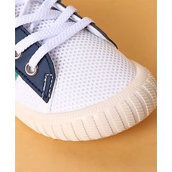 Cute Walk by Babyhug Lace Up Closure Casual Shoes with Colour Block Design - Yellow