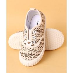 Cute Walk by Babyhug Slip On Casual Shoes  - Beige