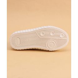 Cute Walk by Babyhug Lace Up Closure Casual Shoes with Sequin Applique - Fuchsia