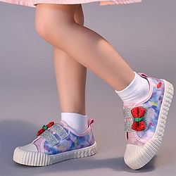 Cute Walk by Babyhug Casual Shoes with Velcro Closure & Bow Applique - Green & Orange