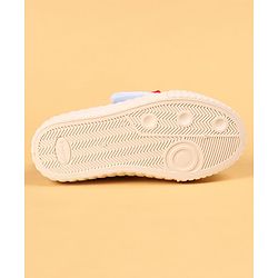Cute Walk by Babyhug Casual Shoes with Velcro Closure & Bow Applique - Green & Orange