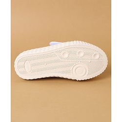 Cute Walk by Babyhug Casual Shoes with Velcro Closure & Bow Applique - Green & Orange