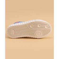 Cute Walk by Babyhug Lace up Closure Casual Shoes with Floral Print - Blue