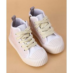 Cute Walk by Babyhug Lace Up Casual Shoes - Pink