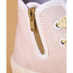 Cute Walk by Babyhug Lace Up Casual Shoes - Pink