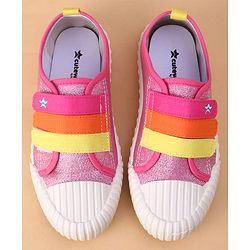Cute Walk by Babyhug Velcro Closure Casual Shoes - Fuchsia