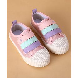 Cute Walk by Babyhug Velcro Closure Casual Shoes - Fuchsia