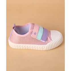 Cute Walk by Babyhug Velcro Closure Casual Shoes - Fuchsia