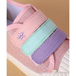 Cute Walk by Babyhug Velcro Closure Casual Shoes - Fuchsia