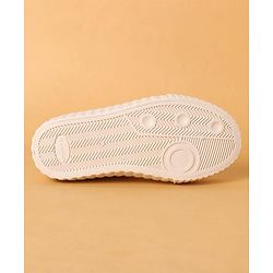 Cute Walk by Babyhug Velcro Closure Casual Shoes With Text Print - Yellow