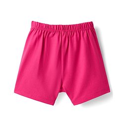 Babyhug 100% Cotton Single Jersey Knit Sando & Shorts Set With Fruit Print - Pink