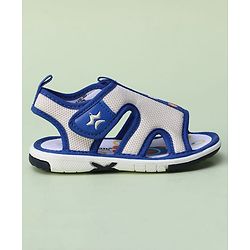 Cute Walk by Babyhug Animal Printed Sandals With Velcro Closure - Blue