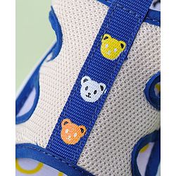 Cute Walk by Babyhug Animal Printed Sandals With Velcro Closure - Blue