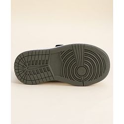 Cute Walk by Babyhug Solid Party Wear Shoes With Velcro Closure - Black