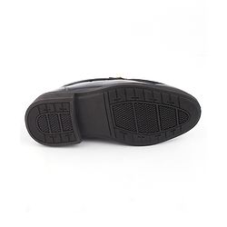 Cute Walk by Babyhug Loafers with Applique - Black