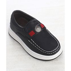 Cute Walk by Babyhug Slip On 3D Applique Loafers - Black