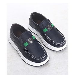 Cute Walk by Babyhug Slip On 3D Applique Loafers - Black
