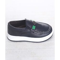 Cute Walk by Babyhug Slip On 3D Applique Loafers - Black