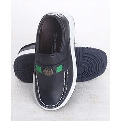 Cute Walk by Babyhug Slip On 3D Applique Loafers - Black