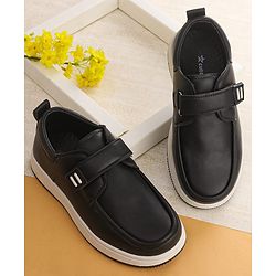 Cute Walk by Babyhug Velcro Closure Formal Shoes - Black