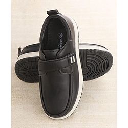 Cute Walk by Babyhug Velcro Closure Formal Shoes - Black