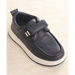 Cute Walk by Babyhug Velcro Closure Formal Shoes - Black