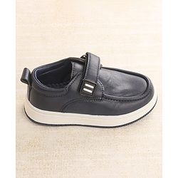 Cute Walk by Babyhug Velcro Closure Formal Shoes - Black