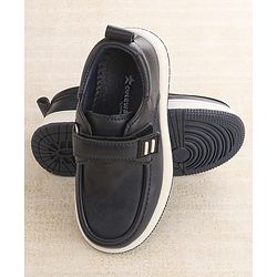 Cute Walk by Babyhug Velcro Closure Formal Shoes - Black