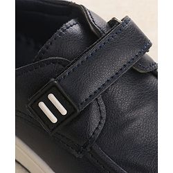 Cute Walk by Babyhug Velcro Closure Formal Shoes - Black