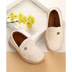 Cute Walk by Babyhug Slip On Loafers - Beige