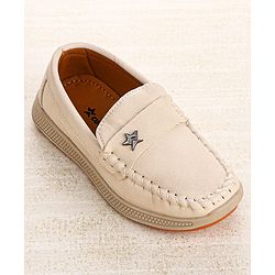 Cute Walk by Babyhug Slip On Loafers - Beige