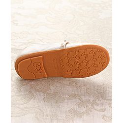 Cute Walk by Babyhug Slip On Ballerina with Pearl Detailing - Beige
