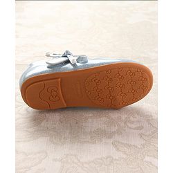 Cute Walk by Babyhug Ballerinas With Velcro Closure & Bow Applique - Beige
