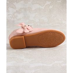 Cute Walk by Babyhug Ballerina with Velcro Closure & Bow Applique - Pink