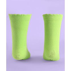 Cute Walk By Babyhug Non Terry Knit Anti Bacterial Socks With Dalmatians Graphics Pack Of 3 - White Light Blue & Light Green