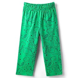 Babyhug Cotton Knit Half Sleeves Co-Ord Night Suit with Dino Print - Light Green