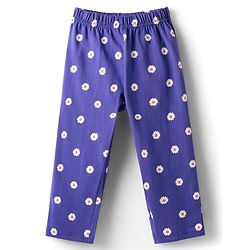 Babyhug Cotton Knit Puffed Sleeves Night Suit with Happiness Is You Text Print - Voilet