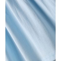 Babyhug Single Jersey Knit Sleeveless Solid Frock With Bloomer - Light Blue