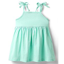 Babyhug Single Jersey Knit Sleeveless Solid Color Frock & Bloomer with Frill Detailing  -  Light  Green