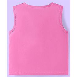 Babyhug 100% Cambric Woven  Sleeveless Front Open Jhabla with Heart & Floral Print  Pack of 3 - Yellow White & Pink
