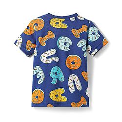 Babyhug Cotton Knit Half Sleeves Shorts Co-ords Night Suit with Text Print - Navy Blue