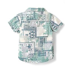 Babyhug Cotton Woven Half Sleeves Printed Shirt & Shorts Co-Ord Set - Multicolor