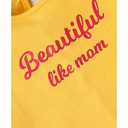 Babyhug Cotton Knit Cap Sleeves T-Shirts with Floral Polka Dots & Text Print Pack of 3 - Yellow Pink & White