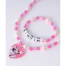 Babyhug Disney Hair Accessories Combo Set With Minnie Mouse - Pink