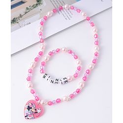 Babyhug Disney Hair Accessories Combo Set With Minnie Mouse - Pink