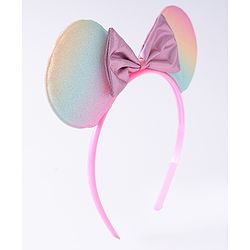 Babyhug Disney Hair Accessories Combo Set With Minnie Mouse - Pink