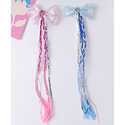 Babyhug Disney Free Size Bow & Butterfly Clips Pack of 2 - Multicolor