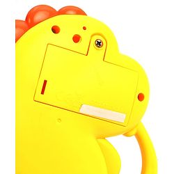 Babyhug Dino Musical Piano with Lights and Animal Sounds- Yellow| Volume Control| Early Learning Toy| Musical Toy with Flashing Lights| Drum & Piano| Gift for Boys & Girls| BIS Certified