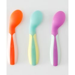 Babyhug Heat Sensitive Baby Feeding Spoon Pack of 3 - Orange Light Blue & Purple