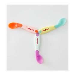 Babyhug Heat Sensitive Baby Feeding Spoon Pack of 3 - Orange Light Blue & Purple